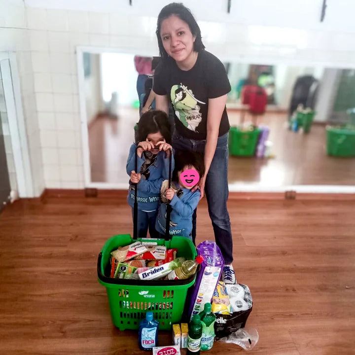 Contribuye a la alimentación de una familia
